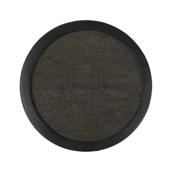 Outdoor Powder Coated Side Table - Gray