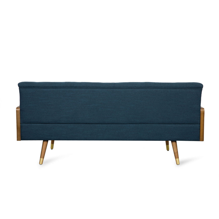 Aidan - Mid Century Modern Tufted Fabric Sofa