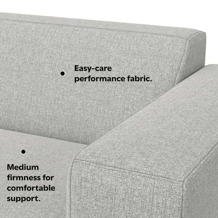 Rex - Right Arm Sofa Module - Gray