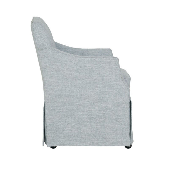 London - Upholstered Skirted Dining Arm Chair