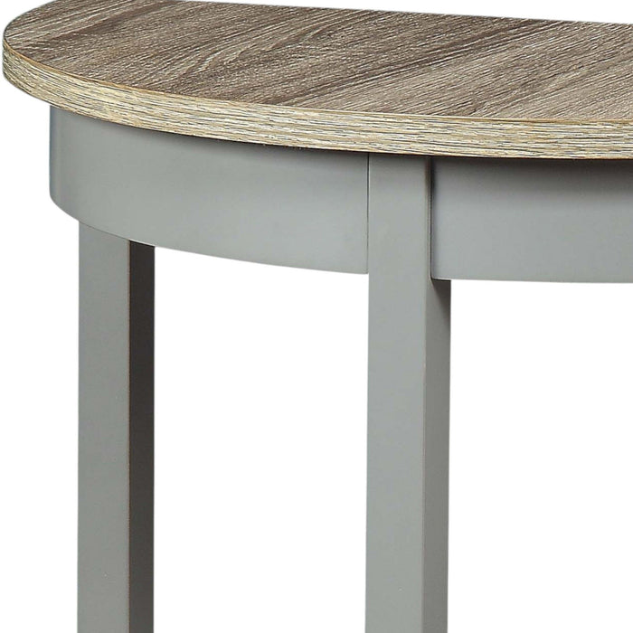 Justino - Console Table - Gray / Oak