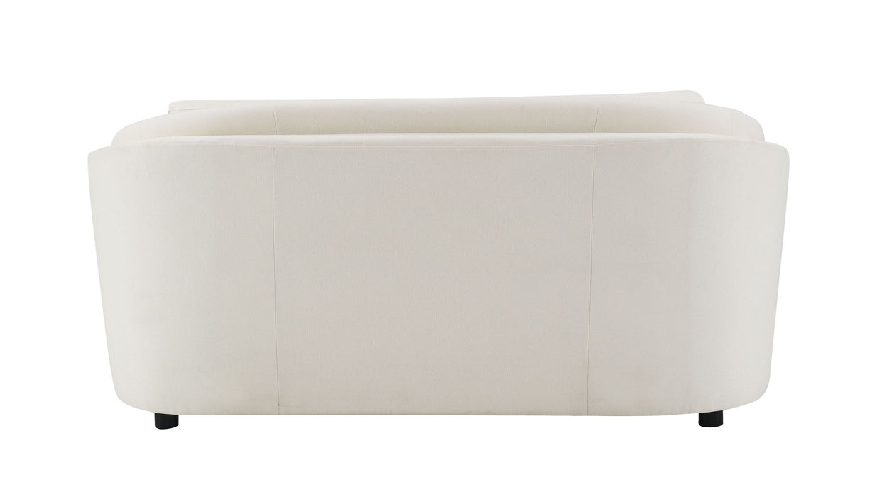 Mariko - 3 Piece Living Room Set Sofa Loveseat Chair - Beige