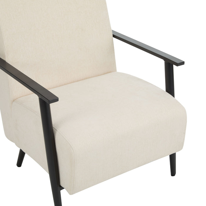 Modern Lounge Chair With Polyester Upholstery