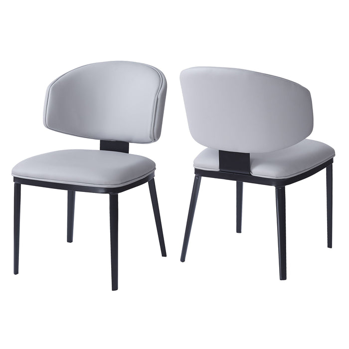 Modern Upholstered Dining Chairs (Set of 2)