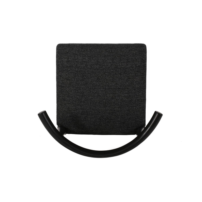 Mid Century Modern Dining Chair Set With Upholstered Seating