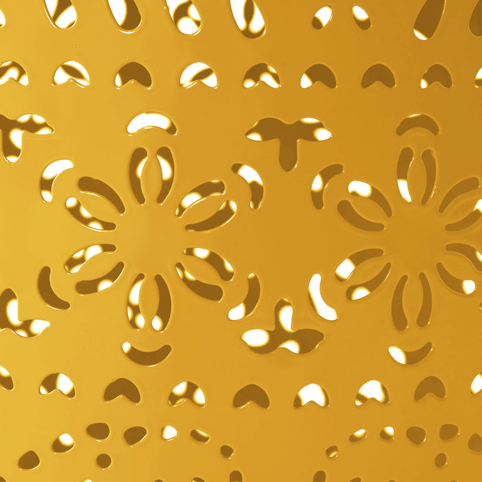 12" Outdoor Lace Cut Side Table