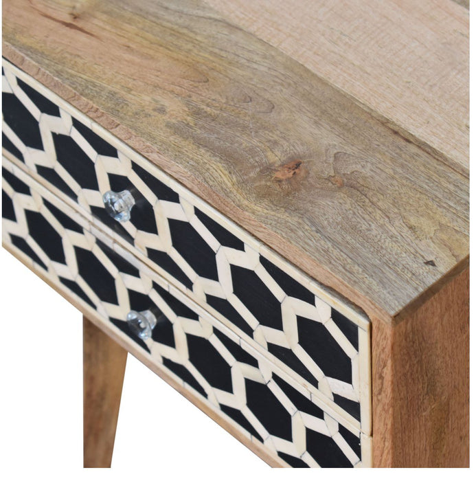 Inlay - Bone Inlay Drawer Nightstand