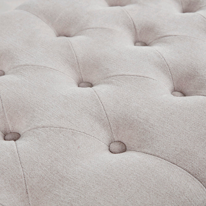 Elegant Design Tufted Top, Soft Close Storage Bench