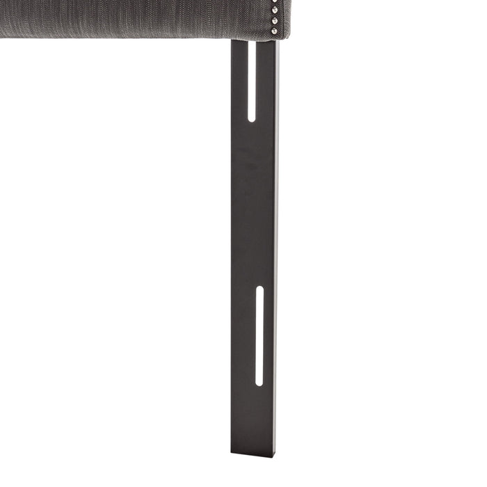 Lenne - Fabric Queen / Full Headboard - Gray