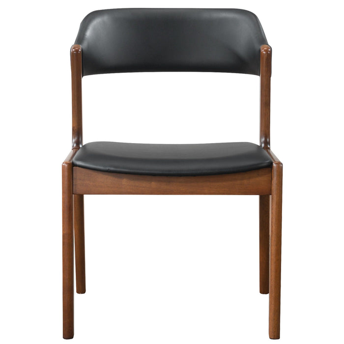 Enzo - Dining Chair (Set of 2) - Black / Brown