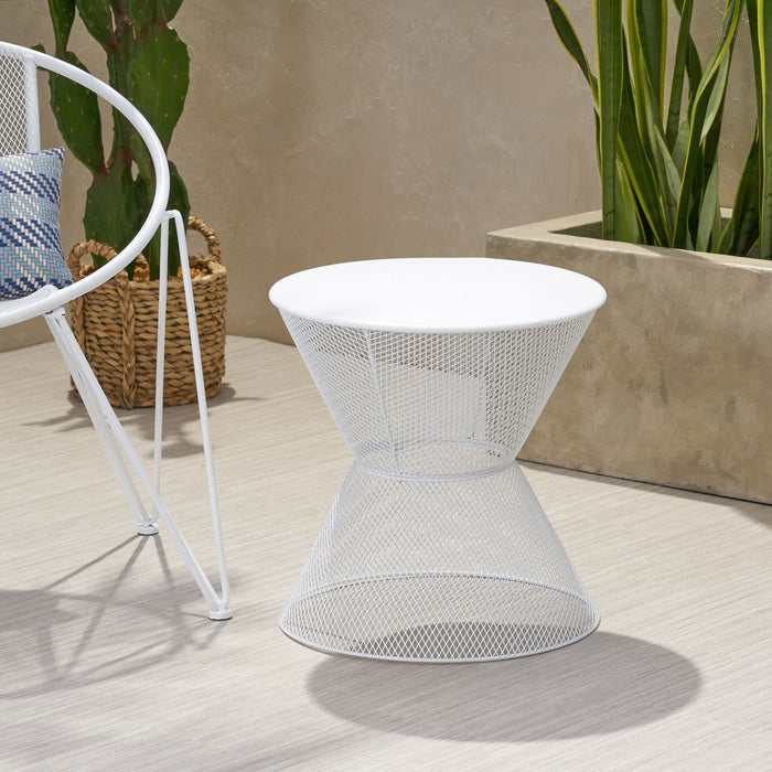 Nevada - Contemporary Side Table With Mesh Design