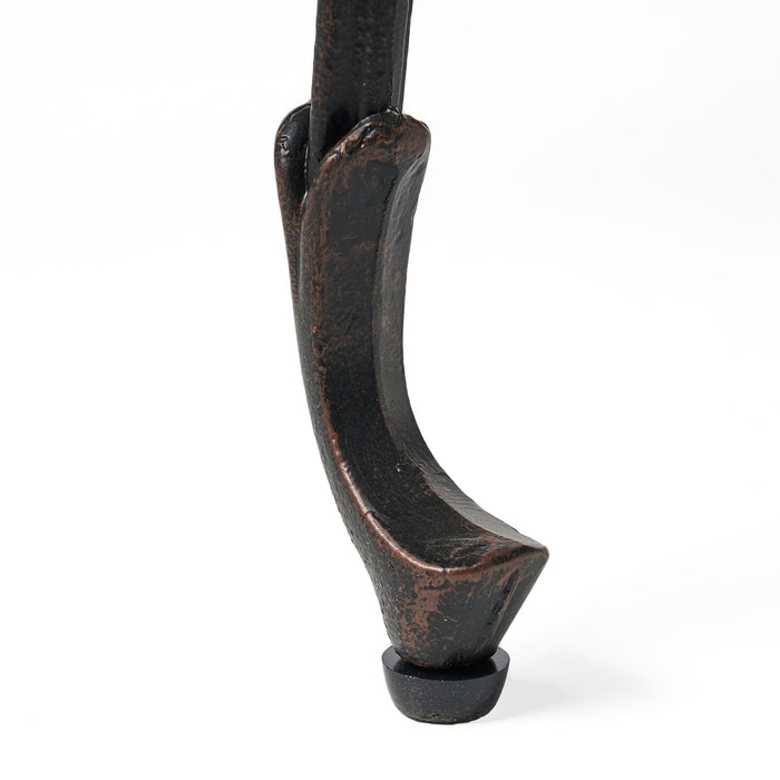 Sector - Bench With Curved Design And Diamond Cross Seat - Copper