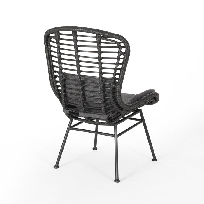 Calypso - Outdoor Chair With Water Resistance Cushion And Iron Frame