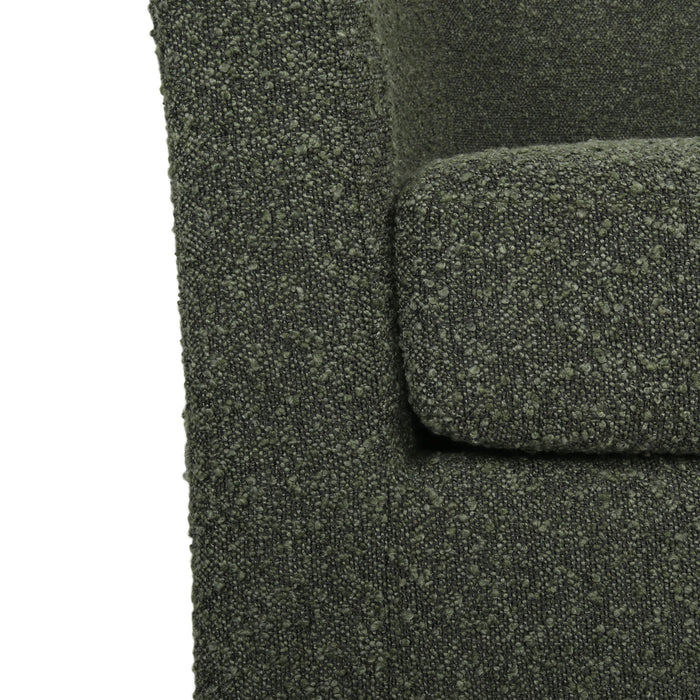 Melodize - Swivel Club Chair With Barrel Shape Design