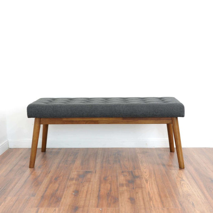 Delilah - Modern Bench - Gray