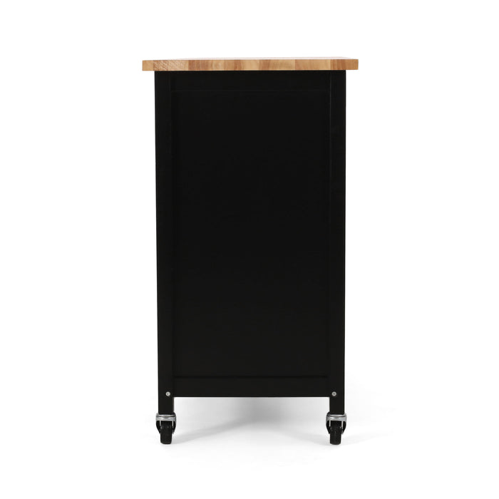 Contemporary Design Kitchen Cart With Wheels