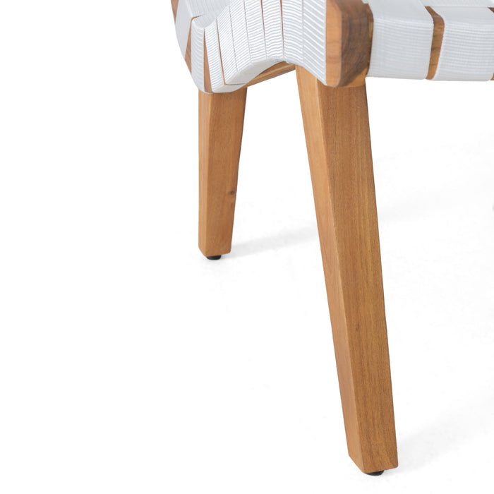 Outdoor 3 Piece Rope Weave Patio Seating Set