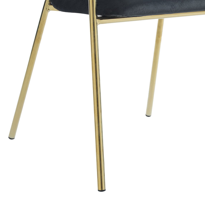 Modern Upholstered Dining Chair With Frame And