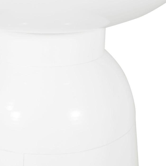 Outdoor Modern Metal End Large Table