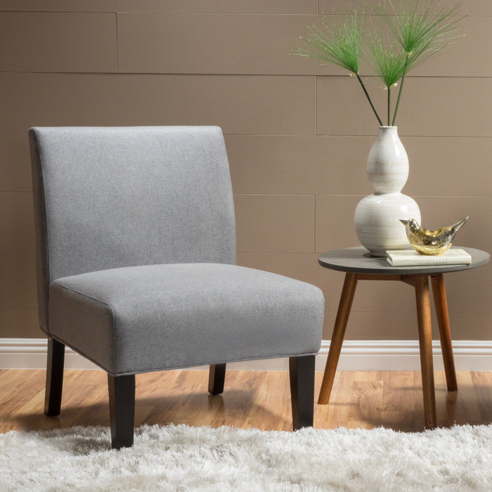 Contemporary Accent Chair With Upholstery
