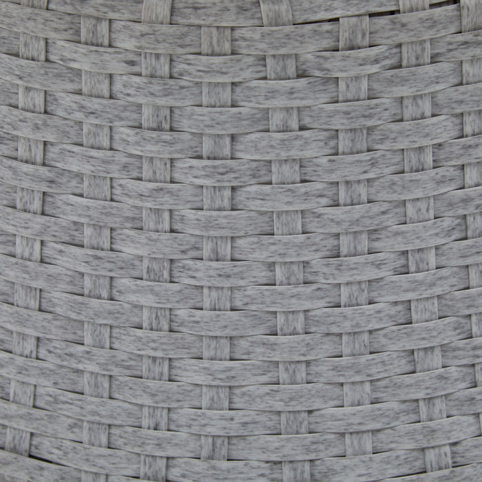 Modern Swivel Wicker Lounge Chair With Round Design