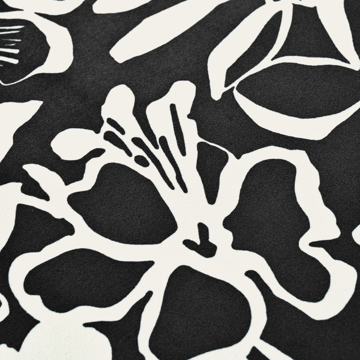 Luxury Storage Ottoman With Floral Patterned Fabric, Soft-Close Hinges, Multi Functional