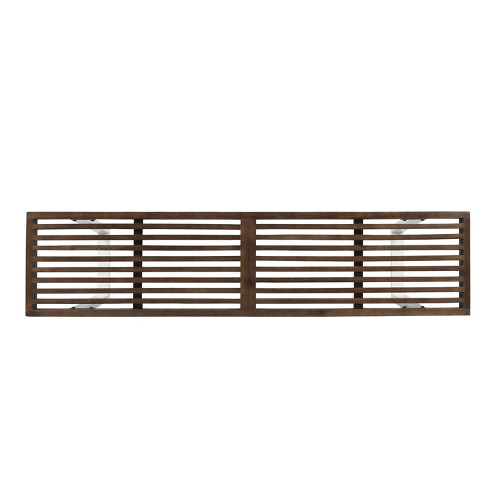 Intrinsic - Outdoor Dining Bench With Slat Top
