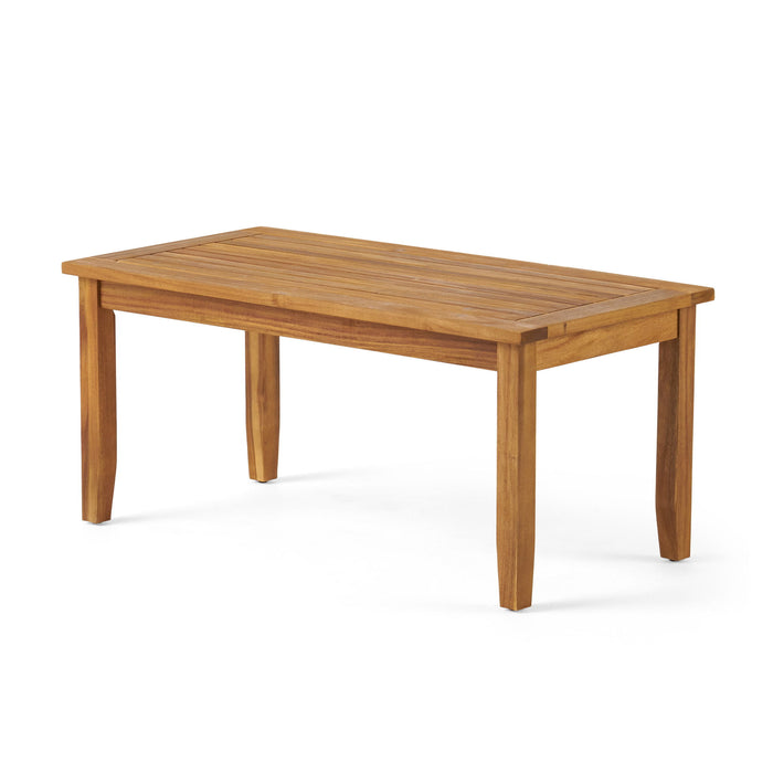4 Person Outdoor Seating Group With Cushions Comfortable Patio Set - Teak