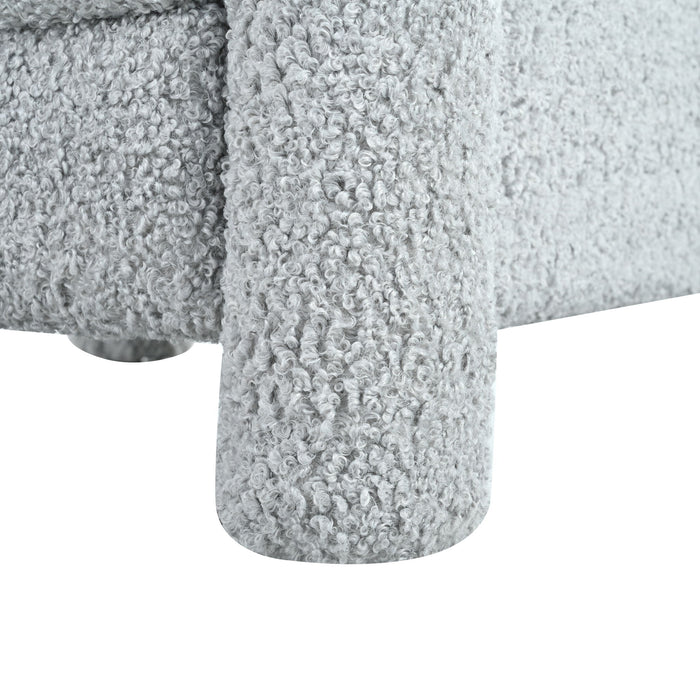 Push Back Recliner Armchair Upholstered Recliner Chair Single Sofa With Adjustable Backrest