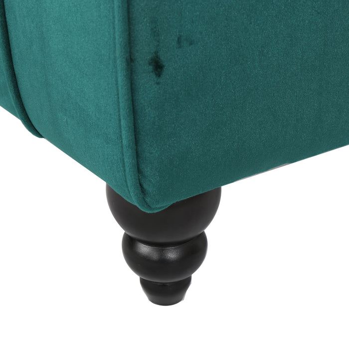 Ethereala - Upholstered Chaise Lounge With Button Tufted