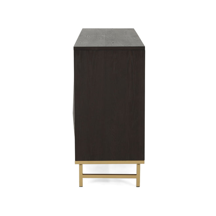Tamid - Modern Wide Handcrafted Sideboard With Adjustable Shelves