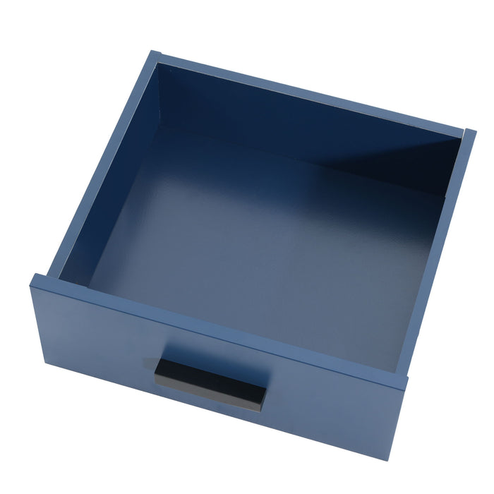 TV Console Stand, Glass Doors & Storage Drawers, Adjustable Shelves