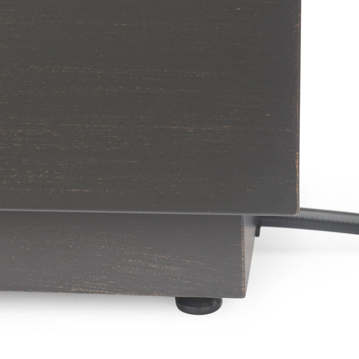 Modern Square Fire Pit With 50,000 Btu