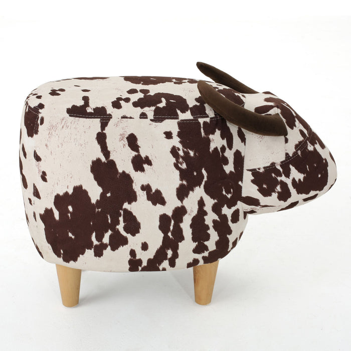 Cow Shaped Ottoman Footstool