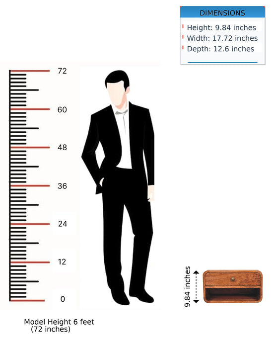 Curve Upper Slot Floating Nightstand