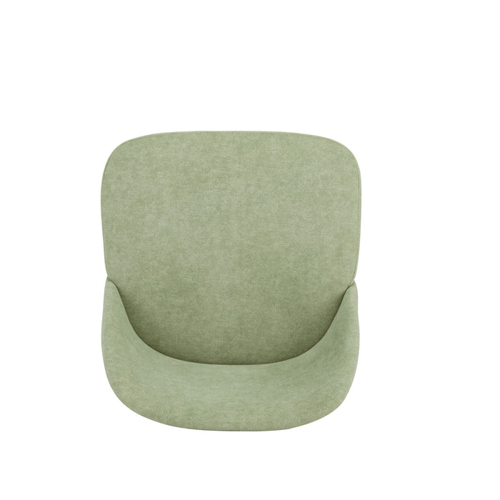 Modern Dining Chair With Curved Backrest