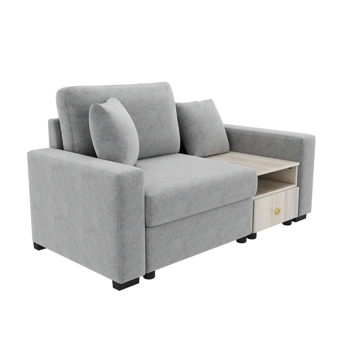 Modular Sofa Couch With Storage Armrest And Center Console