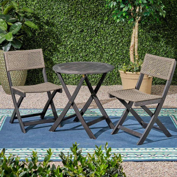 Evergreen - Outdoor Dining Set With Dining Table And 2 Chair