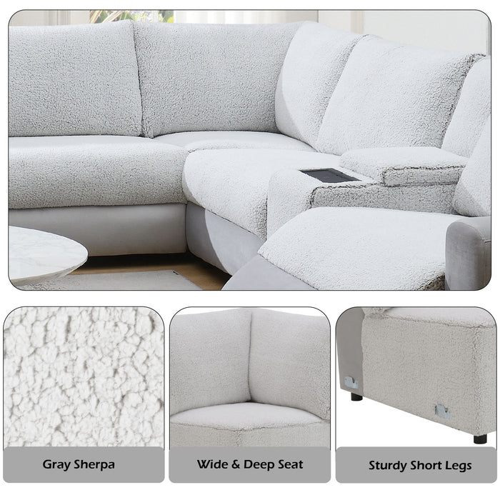 Tarrance - Modular Power Recliner Sectional - Gray