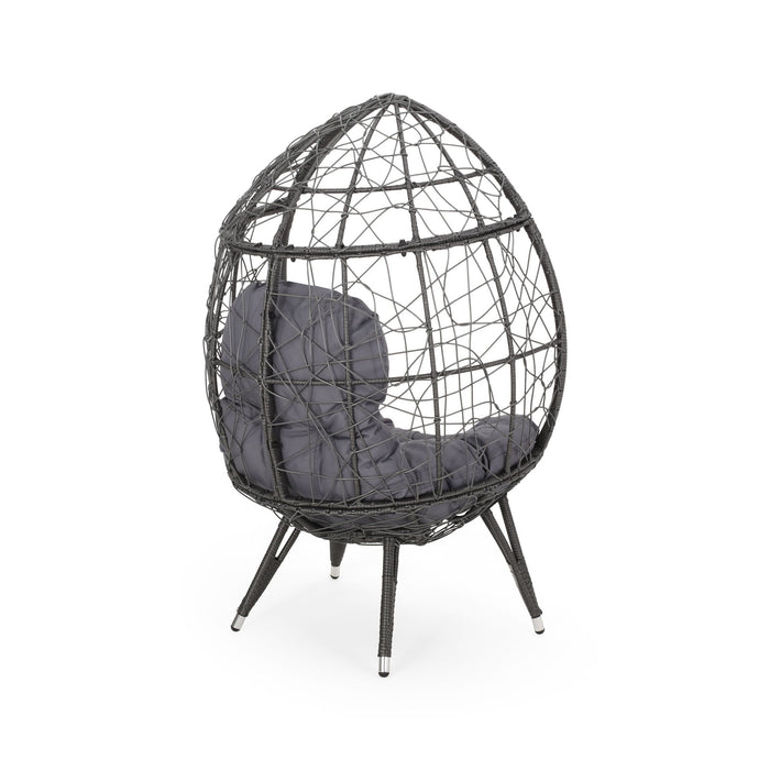 Cosmos - Round Hammered Iron Teardrop Chair
