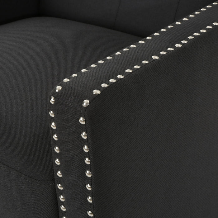 Classic Fabric Push Back Chair