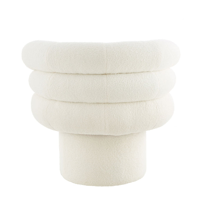 Round Swivel Accent Chair For Living Room