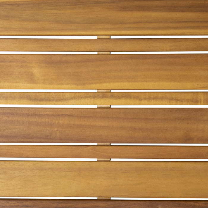 Brava - X Back 2 Seater Sectional Loveseat With Coffee Table