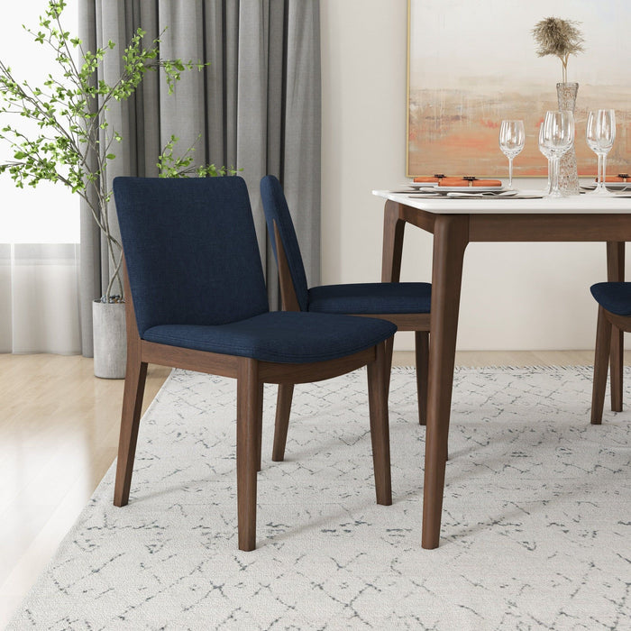 Laura - Mid-Century Modern Solid Wood Dining Chair (Set of 2)