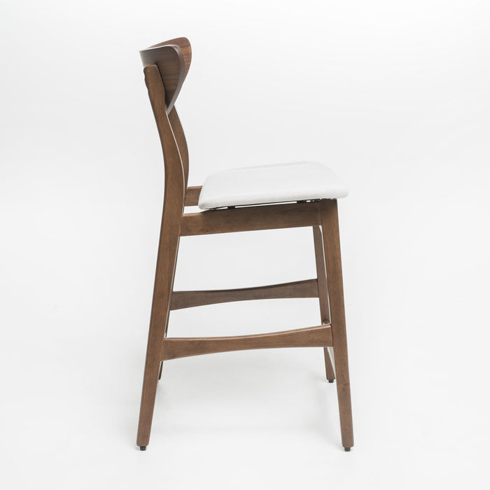 Elegant Counter Height Chair With Cushioned Seat
