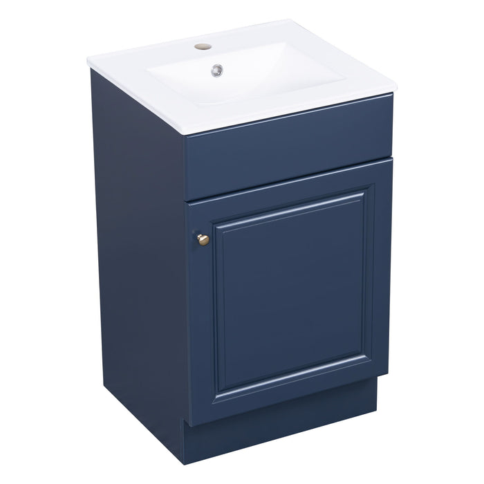 Bathroom Vanity With Sink, Cabinet With Adjustable Shelf