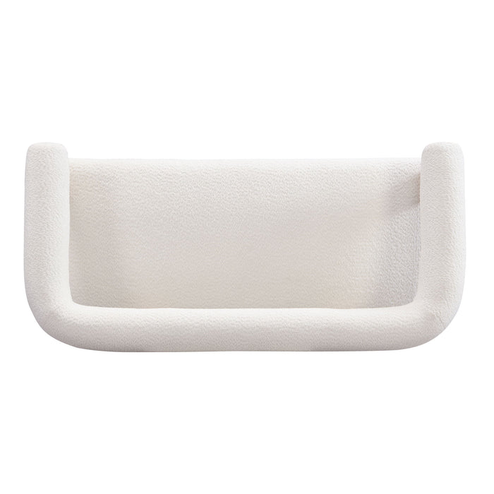 Modern Round Armrest Loveseat