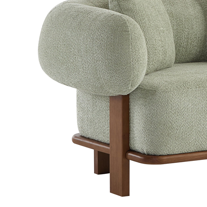 Modern Curved Arm Sofa