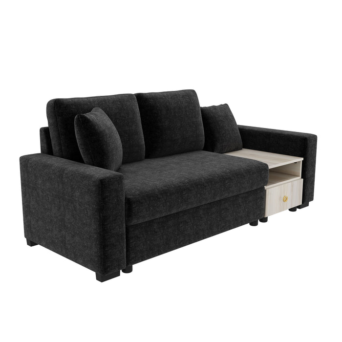 Modular Sofa Couch With Storage Armrest And Center Console