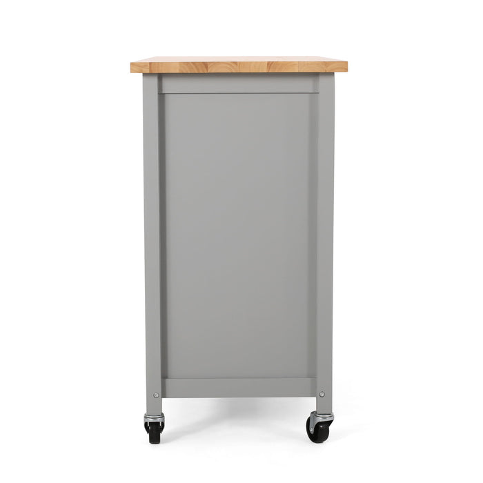 Contemporary Design Kitchen Cart With Wheels